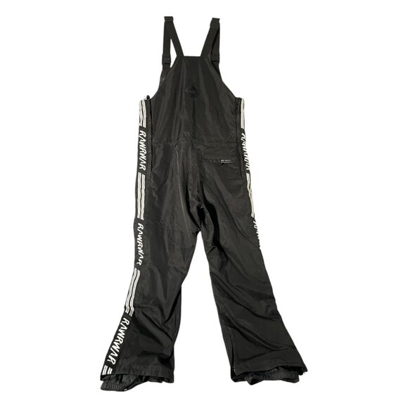 RAWRWAR Black Overalls *UNISEX* Snow Pants, Size XL (Used) - Picture 9 of 13